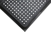 Cushion Station Anti-Fatigue Mat, Black, 3-1/5'x 16'