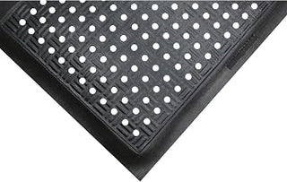 Cushion Station Anti-Fatigue Mat, Black, 3-1/5'x 16'