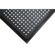 Cushion Station Anti-Fatigue Mat by The Andersen Company – Stock Size, Nitrile Rubber, Black, Model 371000316000