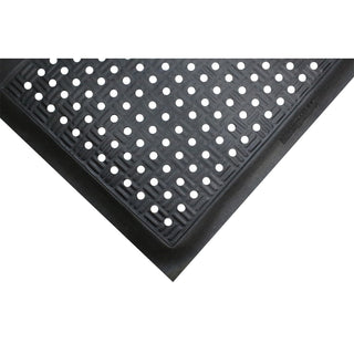 Cushion Station Anti-Fatigue Mat by The Andersen Company – Stock Size, Nitrile Rubber, Black, Model 371000316000
