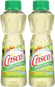 Crisco Pure Canola Oil, 16 Fluid Ounce (Pack of 2)