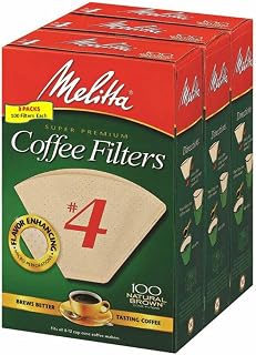Melitta #4 Cone Coffee Filters, 300 ct. (pack of 2)