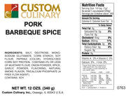 Custom Culinary 12 Ounce (Pack of 1) / 1 Barbecue Seasoning
