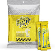 Sqwincher Zero Qwik Stik, Pineapple, Dye Free, Sugar Free .11 oz (50 Pack) | Dye-free zero sugar electrolyte mix; fast-dissolving single-serve sticks; just add to 20oz water bottle for quick hydration