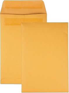 Quality Park QUA43167 Redi-Seal 6 x 9 Inch Kraft Catalog Envelopes 100 Count,Light Brown