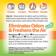 Solid Odor Absorber Eliminator for Home and Small Spaces by OdoBan – 14 Ounce (Pack of 9), White, Pack of 9, Model 9735K61-14Z12