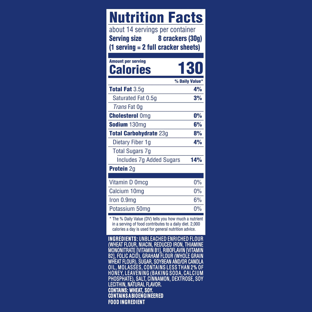 Honey Maid 14.4 Ounce (Pack of 12) / 1 / 12 Graham Crackers
