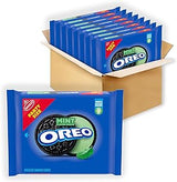 Oreo Mint Creme Chocolate Sandwich Cookies, Party Size, 8-26.7 oz Packs