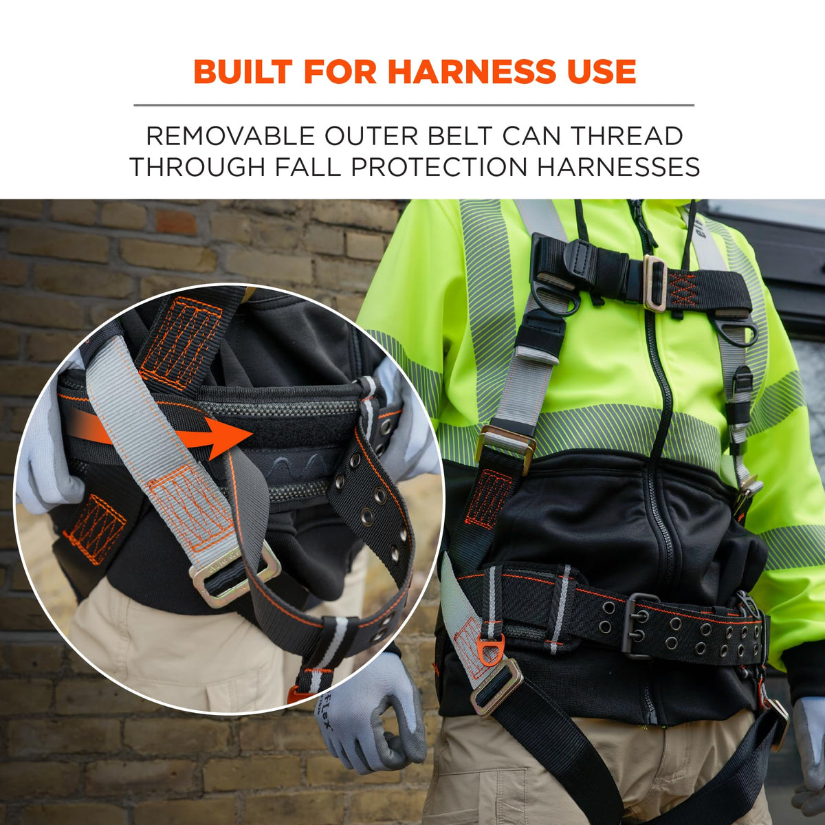 5557 Padded Tool Belt by Ergodyne – XL/2XL, 74% EVA, 16% Polyester, 7% Aluminum, 3% Other, Black, Model 13687