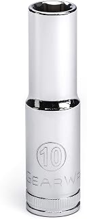 GEARWRENCH 3/8" Drive 6 Pt. Deep Socket, 10mm - 80392