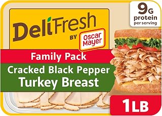 Oscar Mayer Deli Fresh, Fresh Cracked Black Pepper Turkey Breast, 16 oz