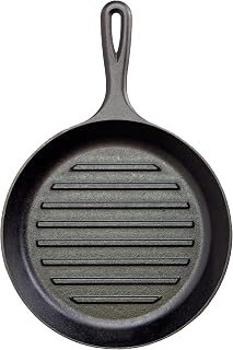 Lodge Seasoned Cast Iron 9 Inch Grill Pan