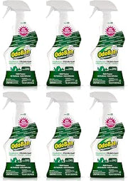 OdoBan Professional Disinfectant and Odor Eliminator Ready-to-Use Spray, Made in the USA, Original Eucalyptus Scent, 6-Pack, 32 Ounces Each