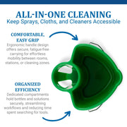 Kleen-Pail Commercial Cleaning Caddy System by San Jamar – 0.0 ounces, Plastic, Green, Model KP500