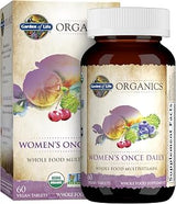Garden of Life Organics Women's Once Daily Multivitamin, 60 Tablets