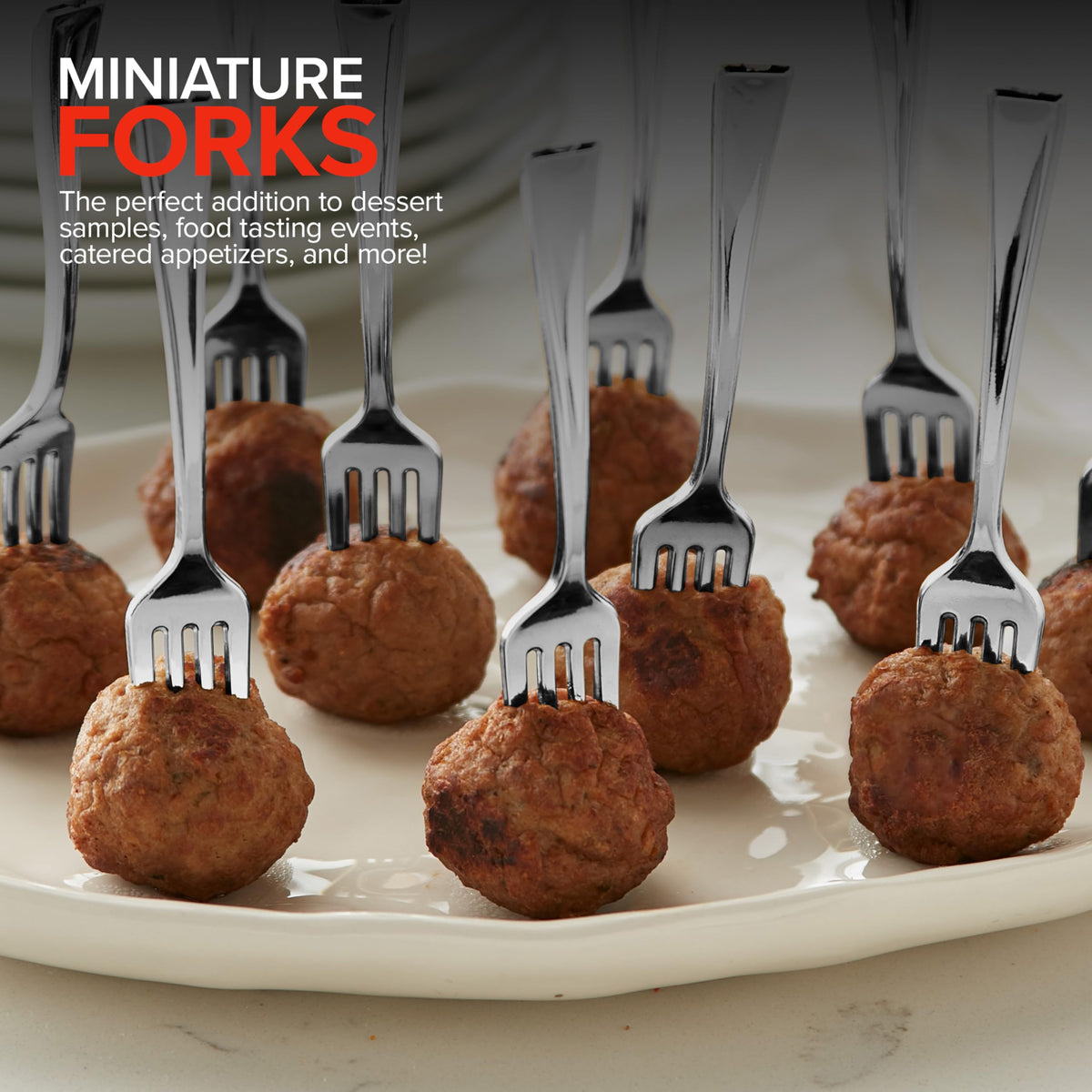 Stock Your Home Mini Fork / Silver / 1 Forks