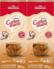 Nestle Coffee mate Liquid Creamer Original 2-pack; 50 Count Each