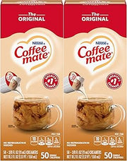 Nestlé Coffee mate Original Liquid Coffee Creamer, 50 Count (Pack of 2)