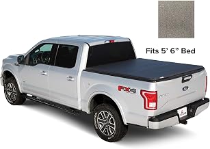 LEER Latitude SC | Fits 2015+ Ford F-150 | Easy Install, Soft Tri-Fold Truck Bed Tonneau Cover (Matte Black) (5.6 FT Bed)