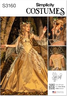 Simplicity S3160 Women's Woodland FAE Fantasy Costume Sewing Pattern by Raine Emery, Sizes 16-24