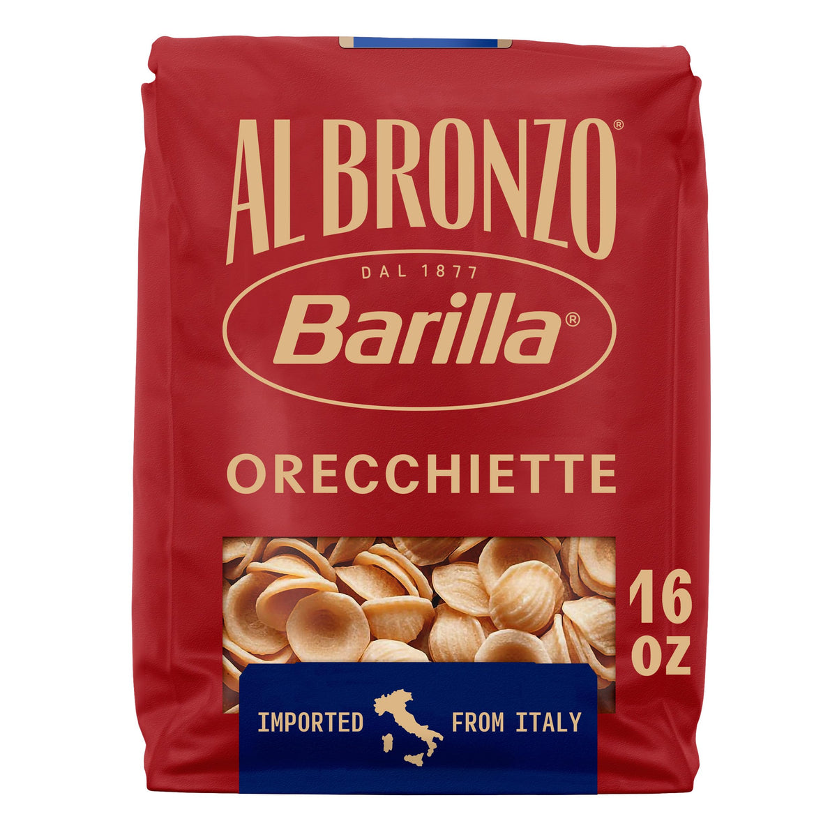 Barilla 16 Ounce (Pack of 1) / Orecchiette / 1 Pasta
