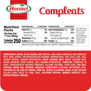 HORMEL COMPLEATS Chicken Burrito Bowl / 9 Ounce (Pack of 6) / 6 Seasoned Rice