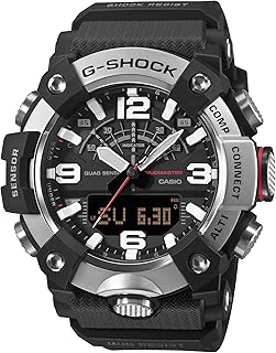Casio G-Shock Master of G MUDMASTER Steel Bezel Black Carbon Resin Watch GGB100XM-1A