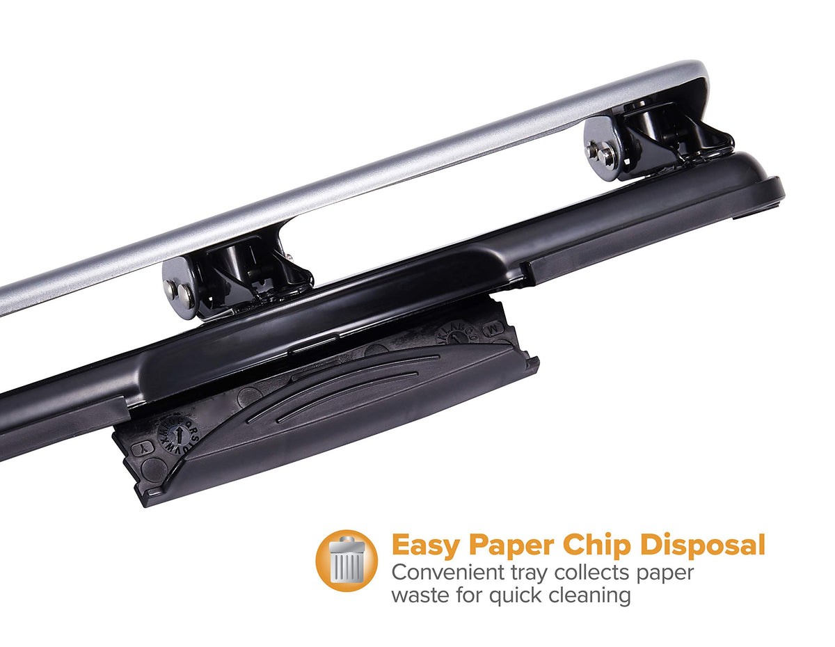Bostitch 12 Sheet Black (Pack of 4) / כסף/שחור / 12 Sheet Black Punches