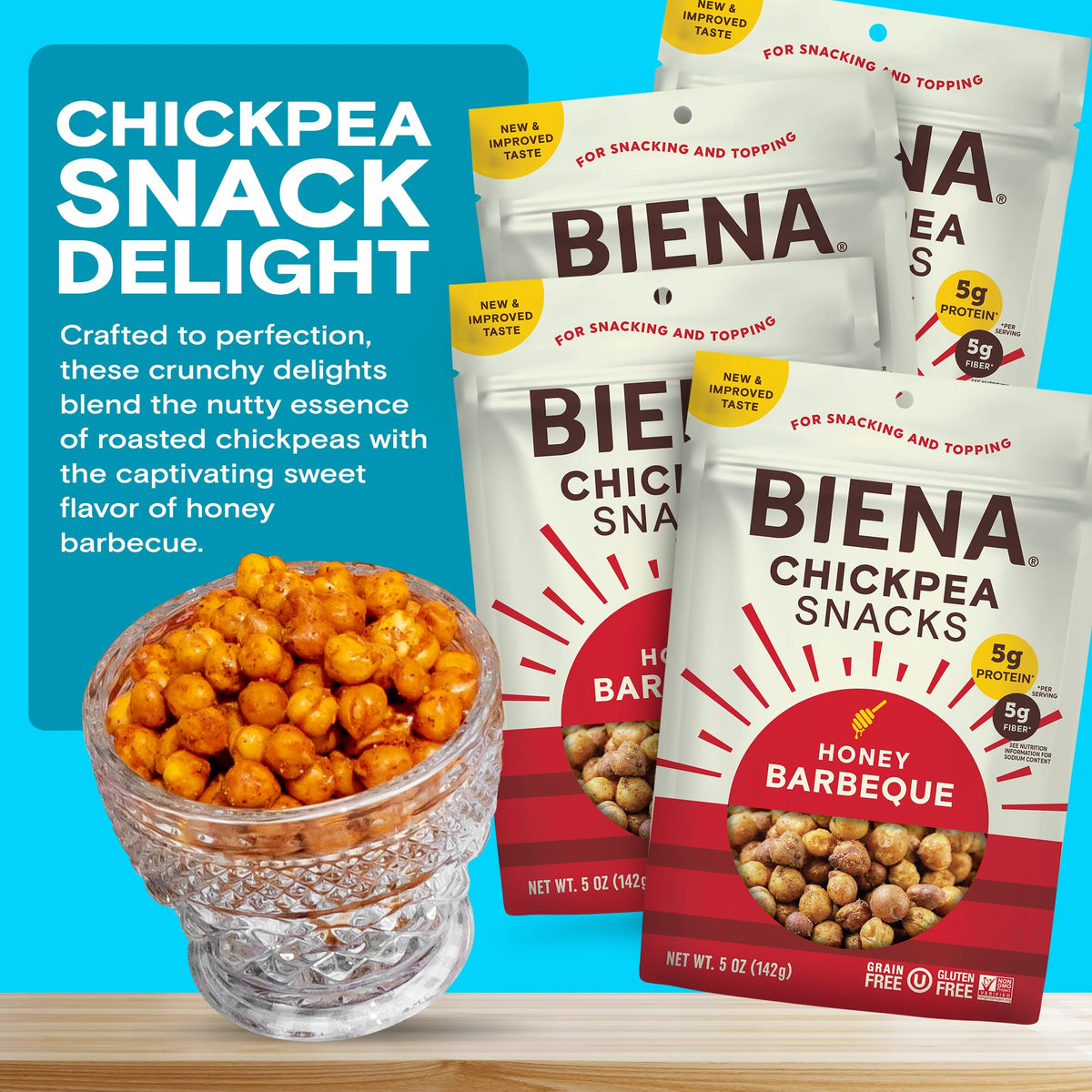 BIENA Barbeque / 4 Pack / White Vegetable