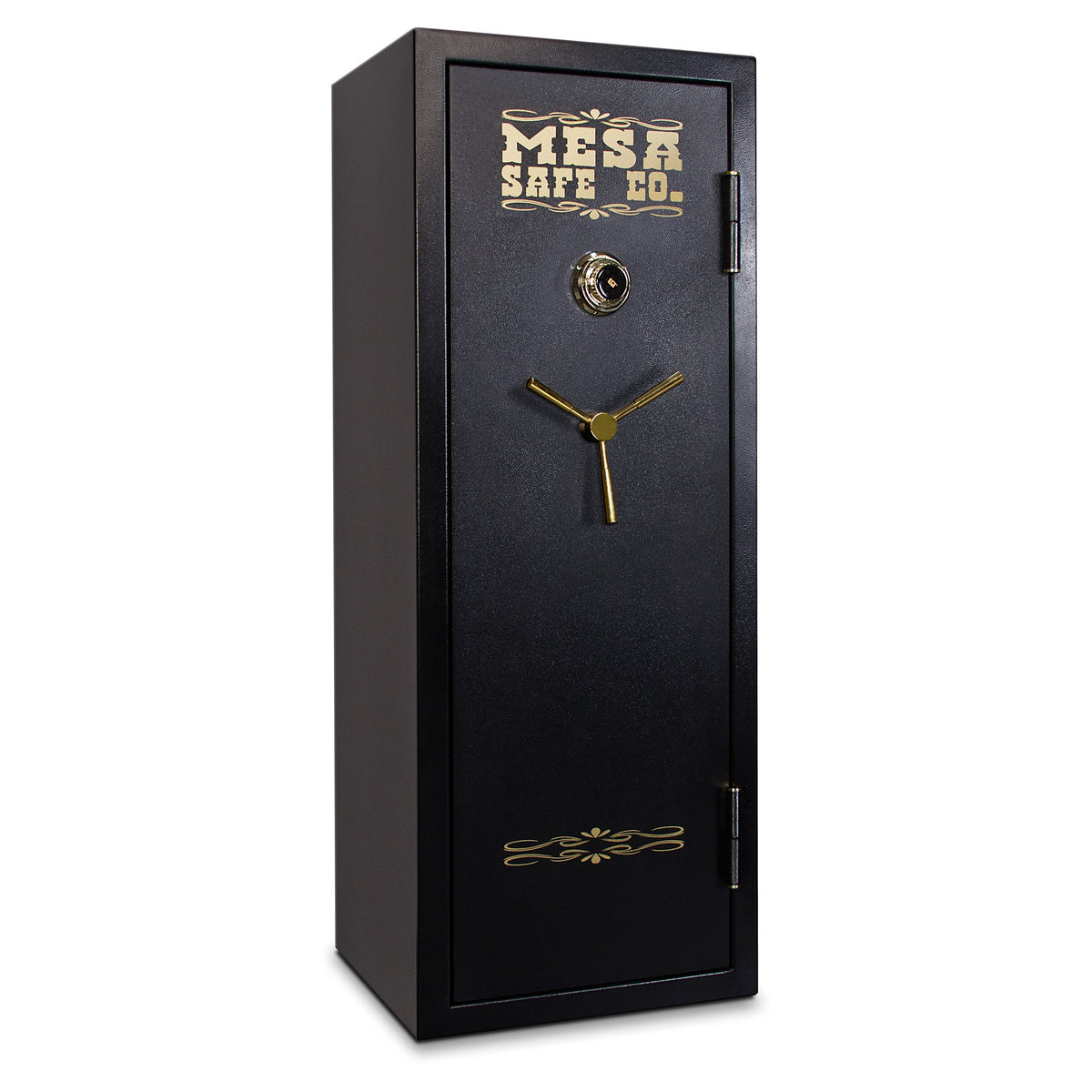 Mesa Safe 14 Gun Capacity All Steel Gun Safe with Combination Lock by Mesa Safe Co. – 7.6 cu. ft., 14.0 load, Alloy Steel, Textured Black, Model MBF5922C
