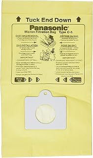 Panasonic C-5 Micron Filtration Vacuum Bags - 3 bags