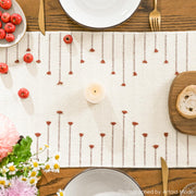 Artoid Mode Boho Table Runner, Caramel Macrame Design, 12 x 72 Inch