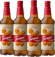 Torani Puremade Salted Caramel Flavored Drink Syrup, 25.4 fl oz, 4 Pack