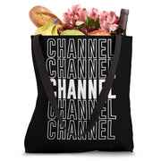 Channel Tote Bag by Channel Apparel – 16 inches, Polyester, White, Model 0CFYV9YVS9PUS_16INCHES