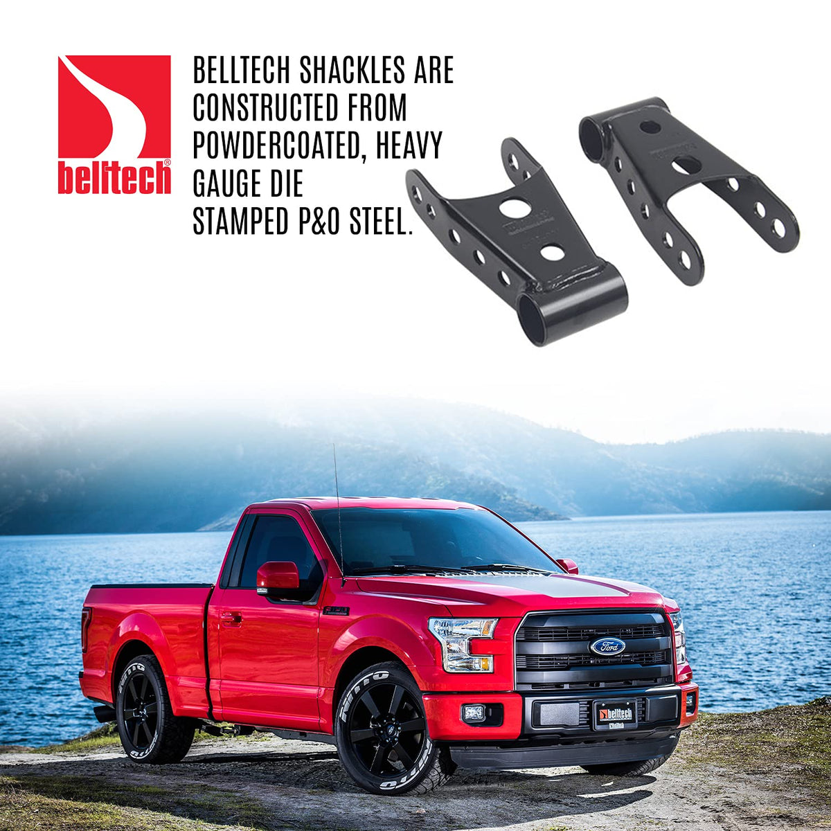 Shackle kit by Belltech – Polyurethane, Model 6426
