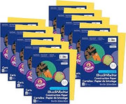 Prang Construction Paper, Yellow, 9" x 12", 50 Sheets Per Pack, 10 Packs