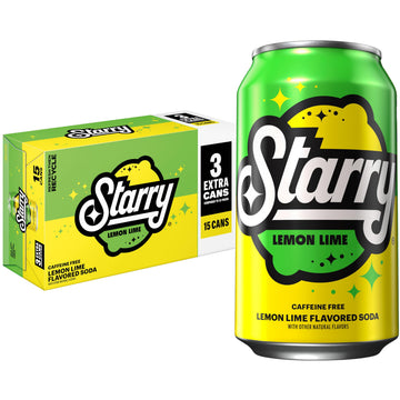 Lemon Lime Reg 12oz 15pk by Starry – 12oz Cans (15 Pack)