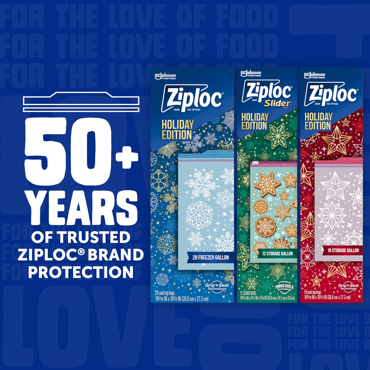 Ziploc 10.56x10.75 Inch (Pack of 19) / NO-VALUE / 1.0 gallons Food Storage Bags