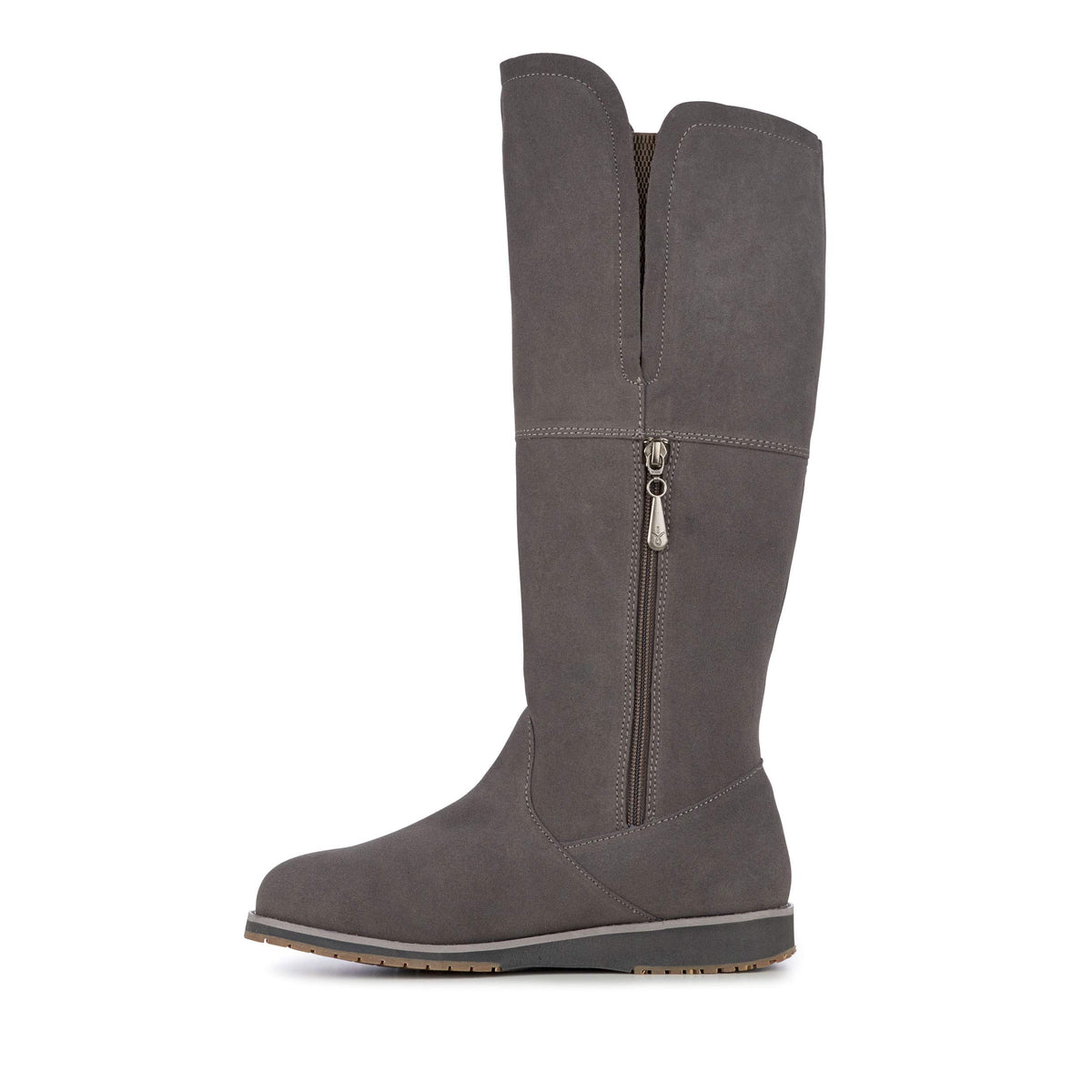 Women's Quin Hi Charcoal 8 M by EMU – 8, Suede, Charcoal, Model 9330071615737