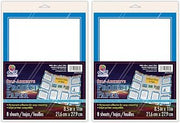 Pacon Printable Adhesive Paper (PAC2005), Blue (Pack of 2)