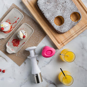 Ice Cream Scoop and Stack by Cuisipro – Medium, Plastic, White, Model 1516