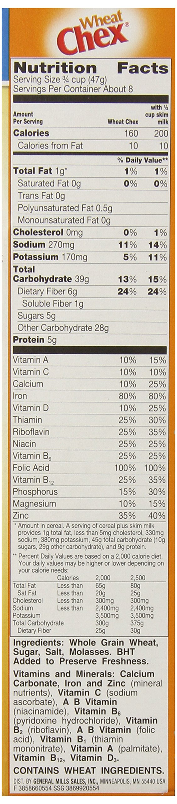 Chex Wheat / 14 Ounce (Pack of 10) / 1 Cold Cereal