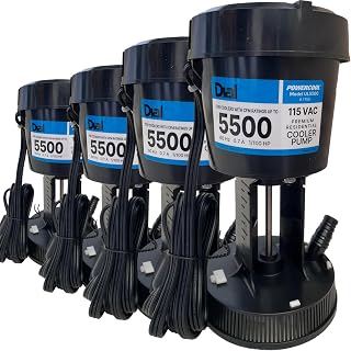 Dial Residential Concentric Pump UL5500 Premium Pump, 115 Volt Evaporative Cooler Pump, Model 1150, (4 Pack)
