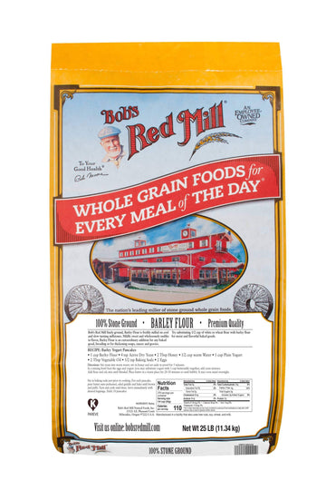 Barley Flour by Bob's Red Mill – 400 Ounce (Pack of 1), Model 1076B25
