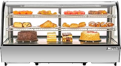 Migali C-70CTC-48 48” Wide Counter-Top Straight Glass Display Case Refrigerator