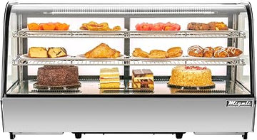 Migali C-70CTC-48 48” Wide Counter-Top Straight Glass Display Case Refrigerator