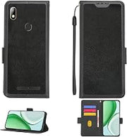 Case Compatible for Epik One Excalibur LTE X547 Phone Case Flip Cover [with Tempered Glass Screen Protector][RFID Blocking] DPW-H