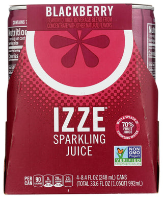 Sparkling Juice by IZZE – 8.4 Fl Oz (Pack of 4), Pack of 4, Model 0836093012022