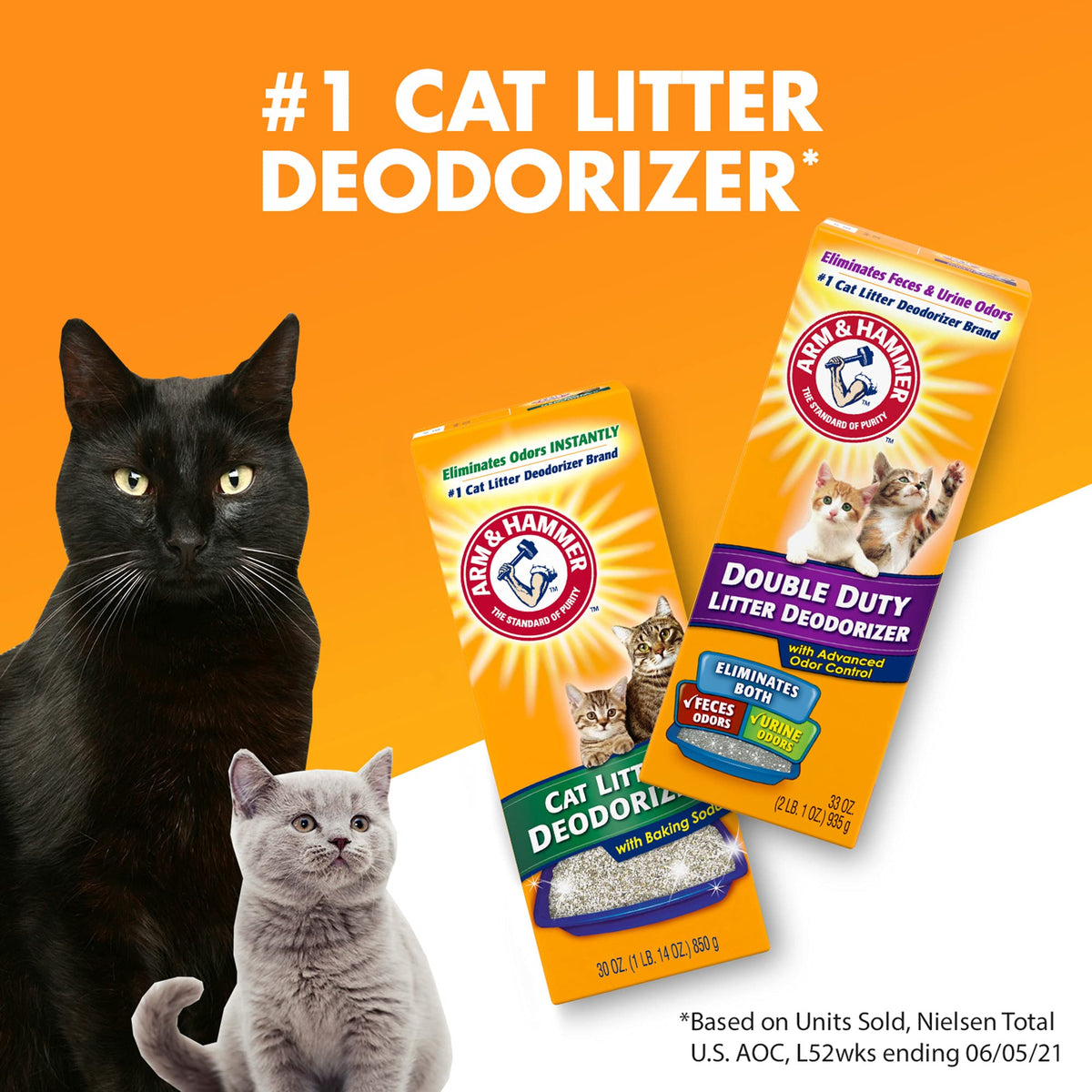 ARM & HAMMER 30 oz / Double Duty / Multicolor Odor Removers