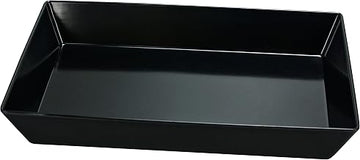Yanco RM-614BK Rome Rectangular Deep Plate